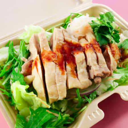 サラダカオマンガイ｜神田でタイ料理のデリバリーなら毎日カオマンガイ