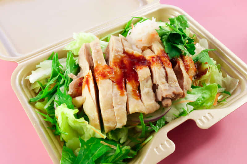 サラダカオマンガイ｜神田でタイ料理のデリバリーなら毎日カオマンガイ